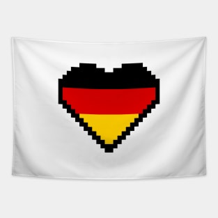 German Flag Pixel Art, Germany Flag  pixel art Tapestry