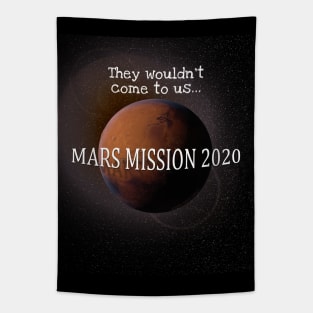 Funny MARS MISSION 2020 Tapestry