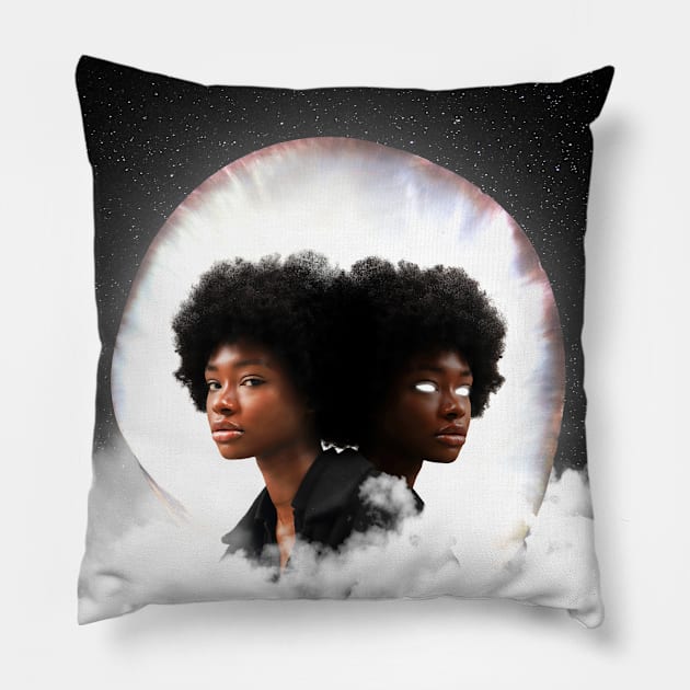 Are you aware of your own shadow? Pillow by klajdmurataj