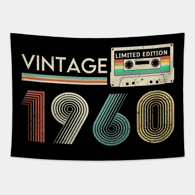 Vintage 1960 Limited Cassette Tapestry by xylalevans