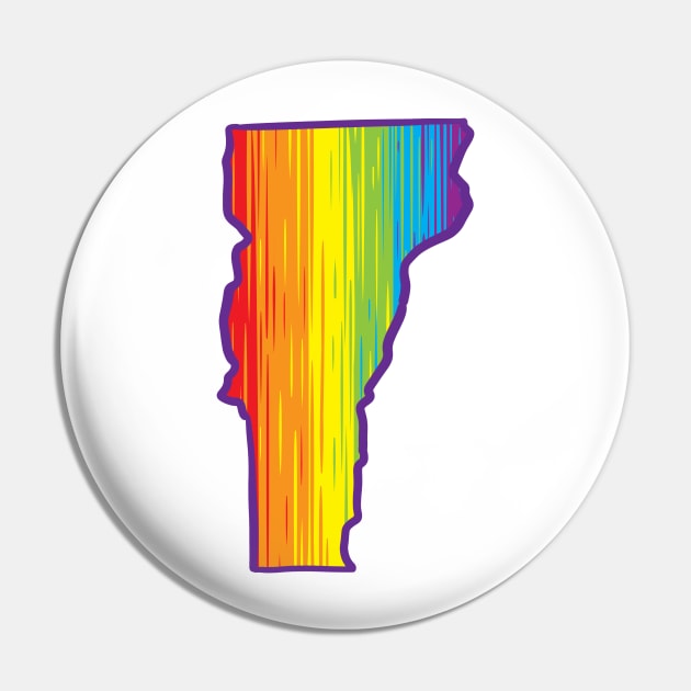 Vermont Pride Pin by Manfish Inc.