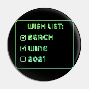 wish list beach wine 2021 Pin