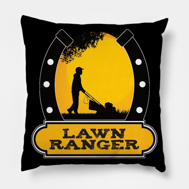 Lawn Ranger Mowing Pillow by outrigger