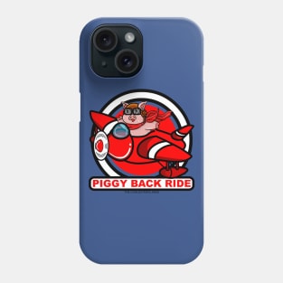 PIGGY BACK RIDE PLANE Phone Case