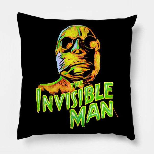 The Invisible Man Pillow by Fred_art_61