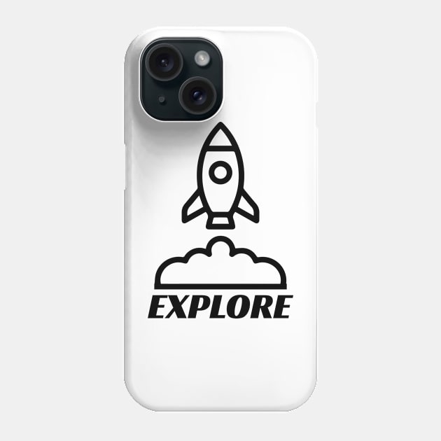 Space Exploration Phone Case by LAMUS