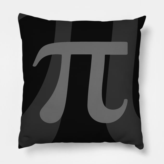 Dark Pi Pillow by JerryWLambert