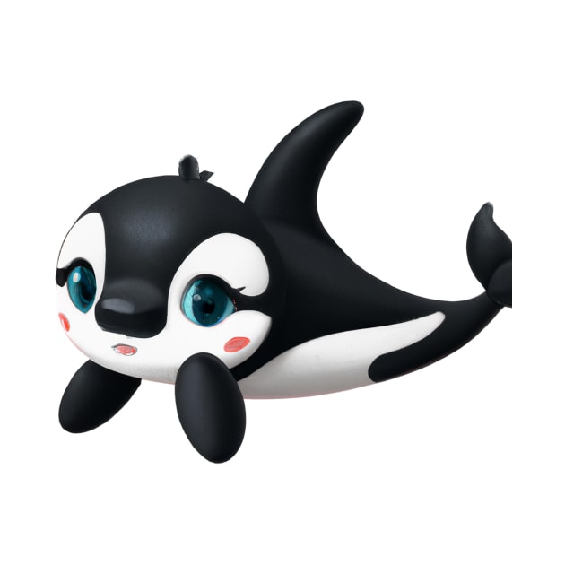 Cute Orca Drawing by Play Zoo