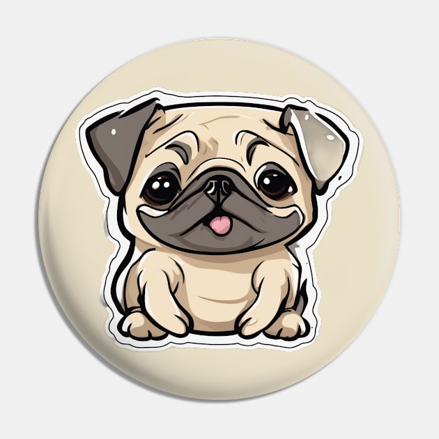 Cute pug puppy Pin by LordNelson-Store