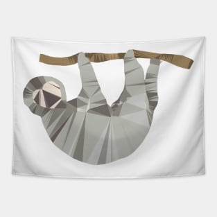 sloth geometric illustration Tapestry