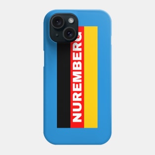 Nuremberg City in German Flag Phone Case