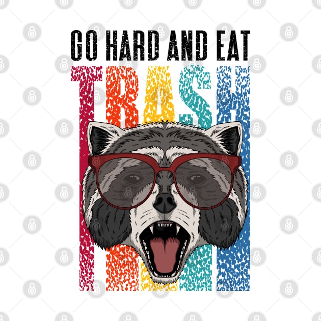 Eat Trash Raccoon Possum Animal Garbage Funny Fun by mkar