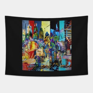 City of London Abstract Painting 620 Tapestry