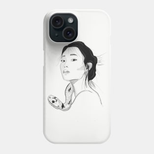 Snake woman Phone Case