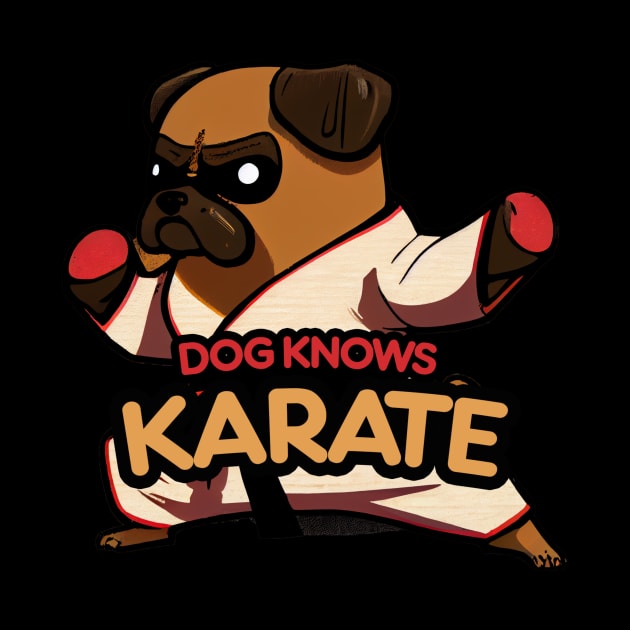 Dog Knows Karate by Pixy Official