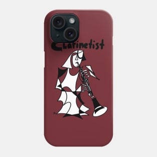 Clarinetist (Female) by Pollux Phone Case