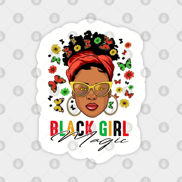 Black Girl Magic, Black Woman, Black History, Black Girl Magnet by UrbanLifeApparel