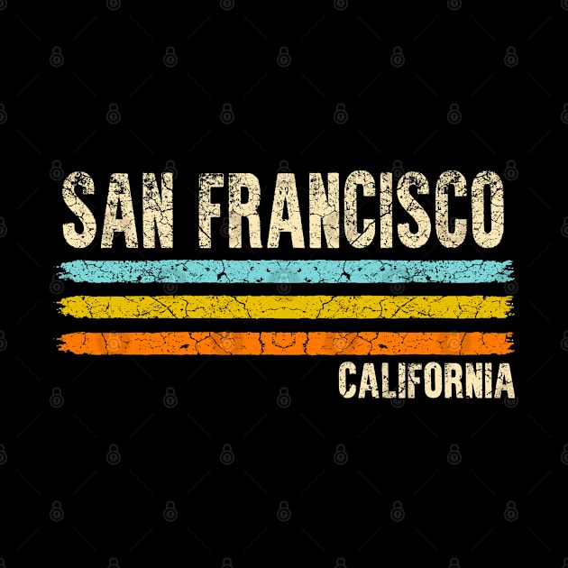 San Francisco California Retro by Mila46