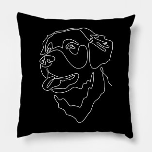 German Shepherd one line Pillow