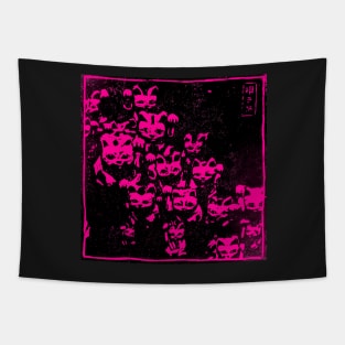 Spooky Fortune Cats Tapestry