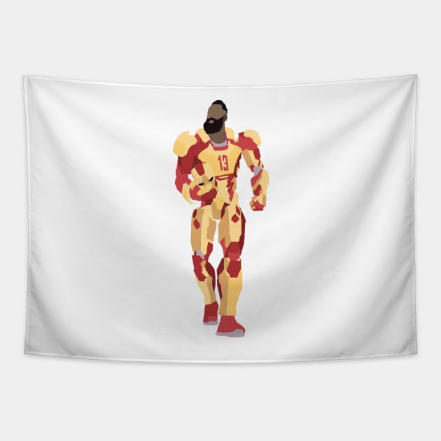 James Harden Iron Man Tapestry by ActualFactual