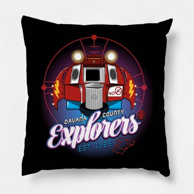 Explorers Pillow by mannypdesign