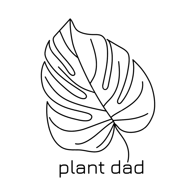 Plant Dad Garden Succulent House Plant Minimalistic by capyfarta