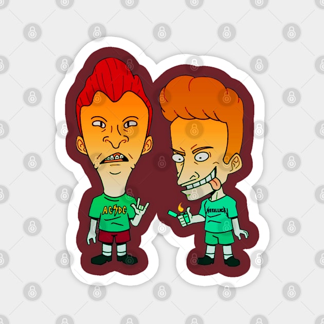 Beavis And Butthead//Fanart Design Magnet by NYOLONG.ART