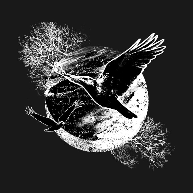 Flying Moon Raven by Esoteric Origins