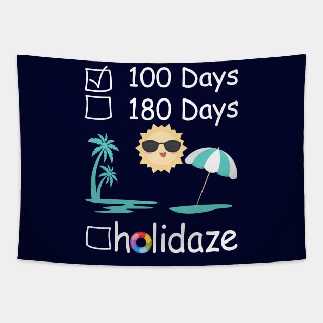 100 Days, 180 Days, Holidaze - checklist. Tapestry by Blended Designs