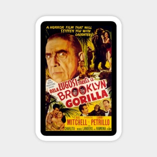 Vintage Comedy Movie Poster - Bela Lugosi Meets a Brooklyn Gorilla Magnet