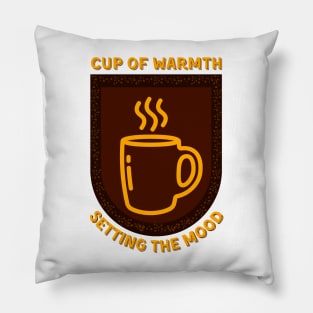 Orange Brew: Cup of Warmth Pillow