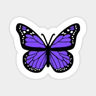 Purple Butterfly Magnet