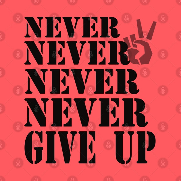 Never give up by Maroov