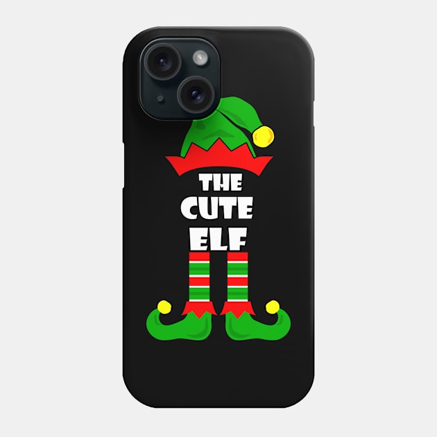 Cute Elf Matching Family Group Christmas Party Funny Phone Case by albaley