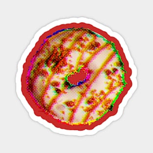 Donut Snack Glitch Magnet