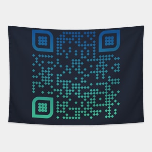 Mind your own damn business - QR Code Tapestry