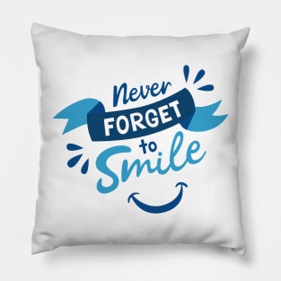 Emoji Day Never Forget Smile Pillow