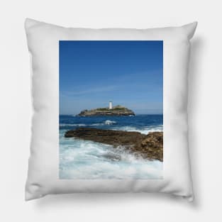 Godrevy Lighthouse, Cornwall Pillow