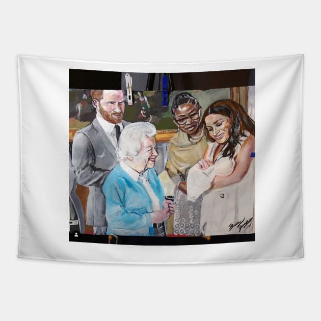 The Royal Family Tapestry by cindybrady1986