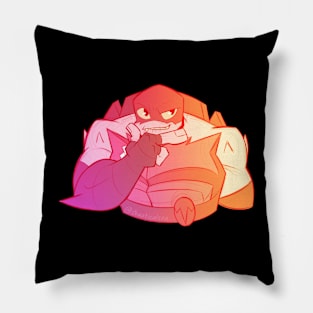 Tricolor Raphie Pillow