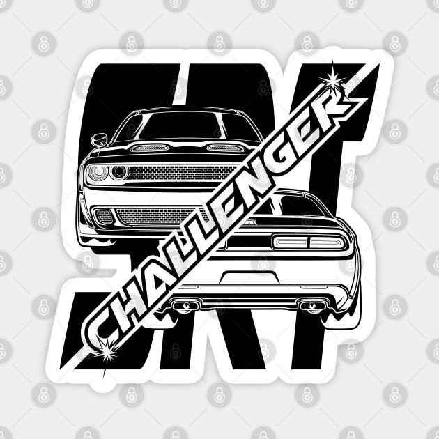 Challenger SRT (Black Print) Magnet by WINdesign