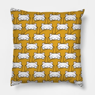 Purrito, cat burrito pattern Pillow