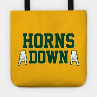 Horns Down - Gold/Green Tote