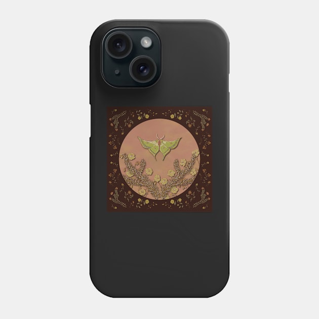 Autumn Moth Phone Case by lottibrown