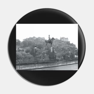 Statue and Castle, Edinburgh Pin