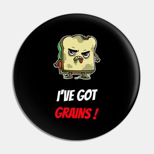 Halloween Cute Sandwich Zombie Pin