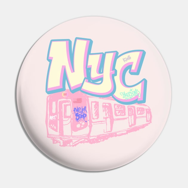 new york city train graffiti Pin by DAZu