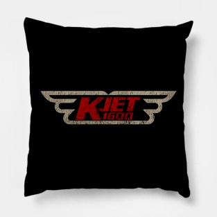 KJET 1600 AM Seattle 1982 Vintage Pillow