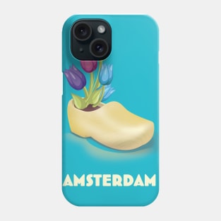 Amsterdam Cloggs and Tulips Phone Case